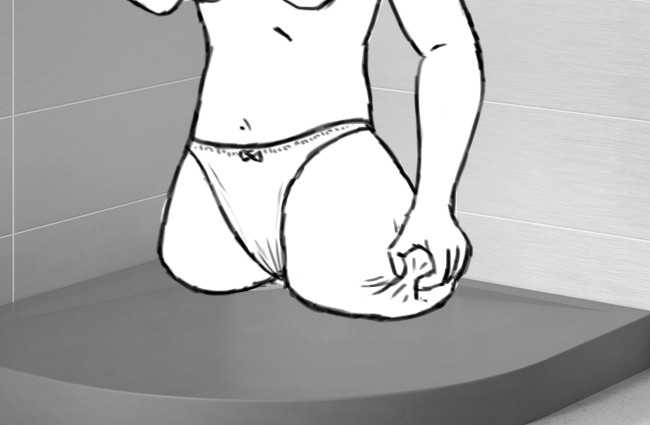 Feeling her stumps