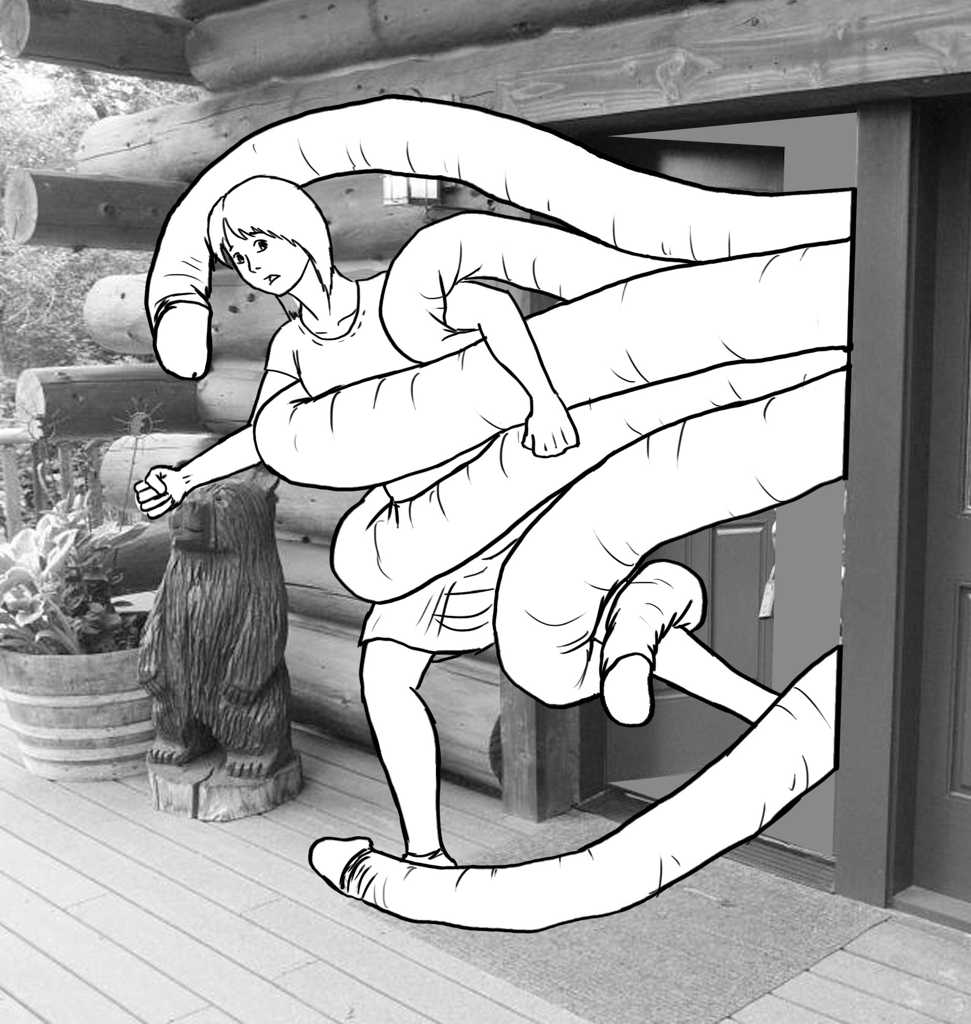 Rose is nabbed by 6 of Tent’s tentacles