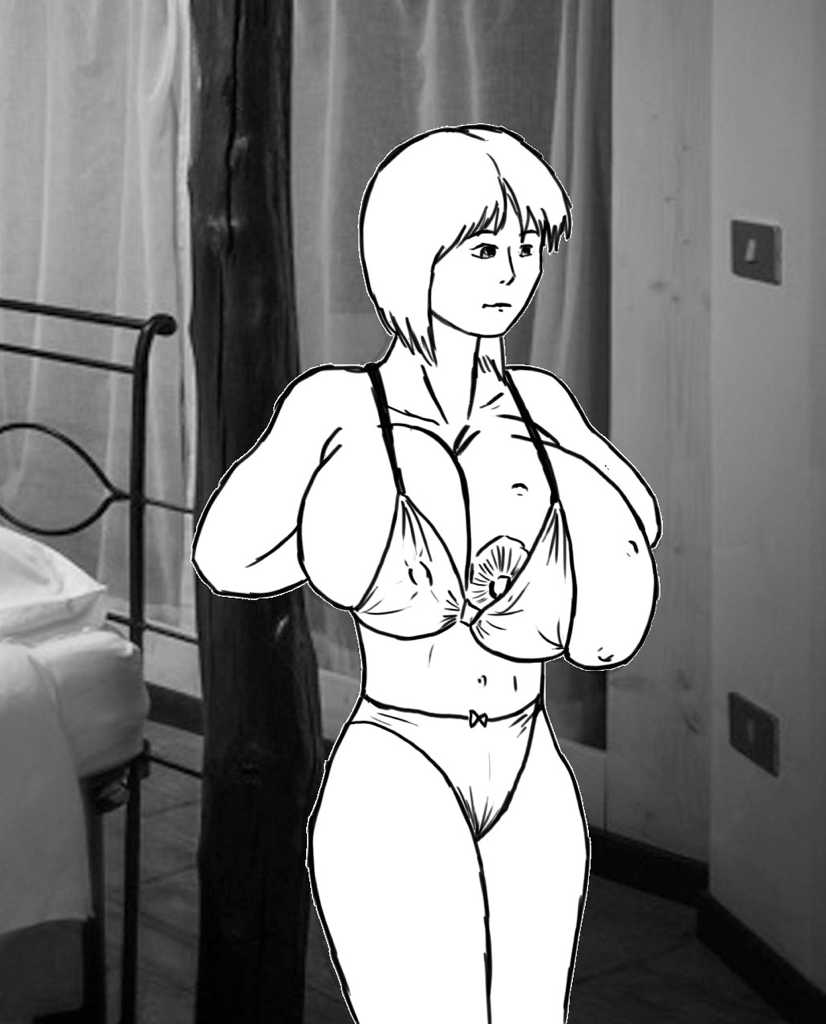 Rose’s boobs are vastly falling out of her bra