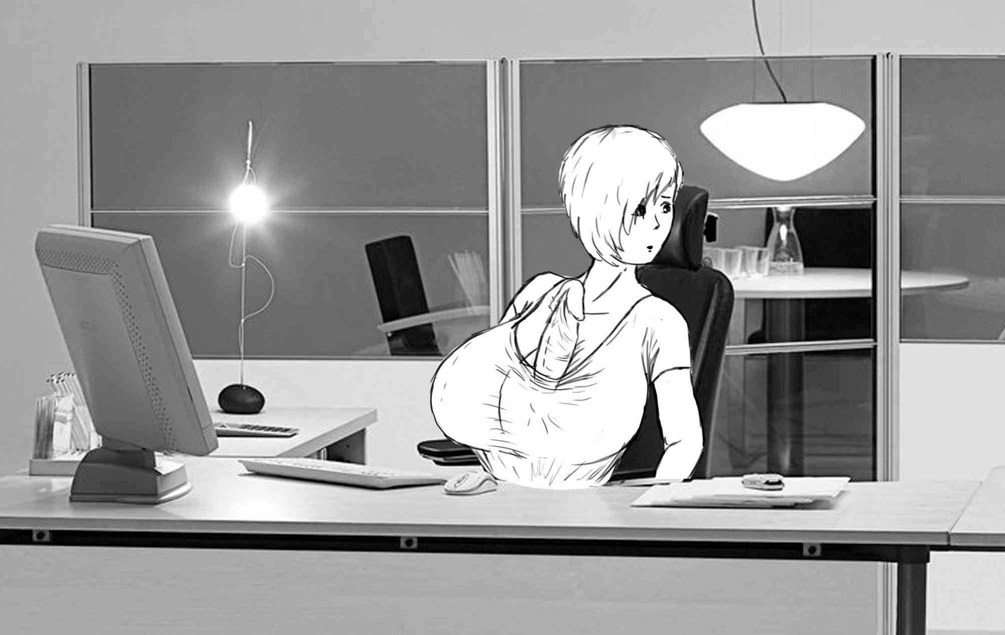 Relieved look. Left boob back in dress top but nippledick continues to rage hard above